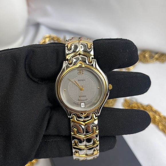 Paola Gucci two tone watch unisex, preloved new working battery - Picture 6 of 12